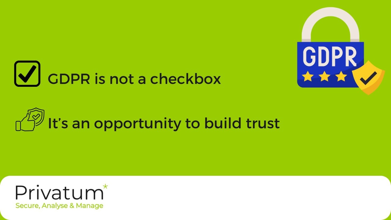 GDPR is not a checkbox